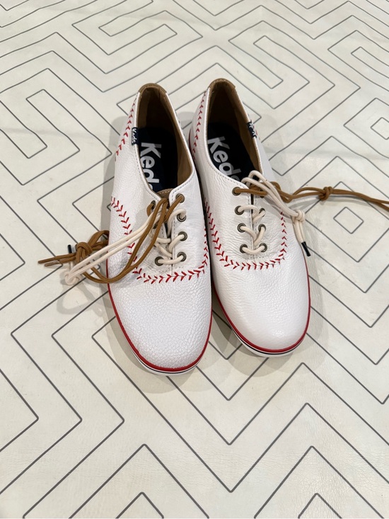Keds Shoes - New Keds Women's White Baseball-Stitch Oxford Shoe